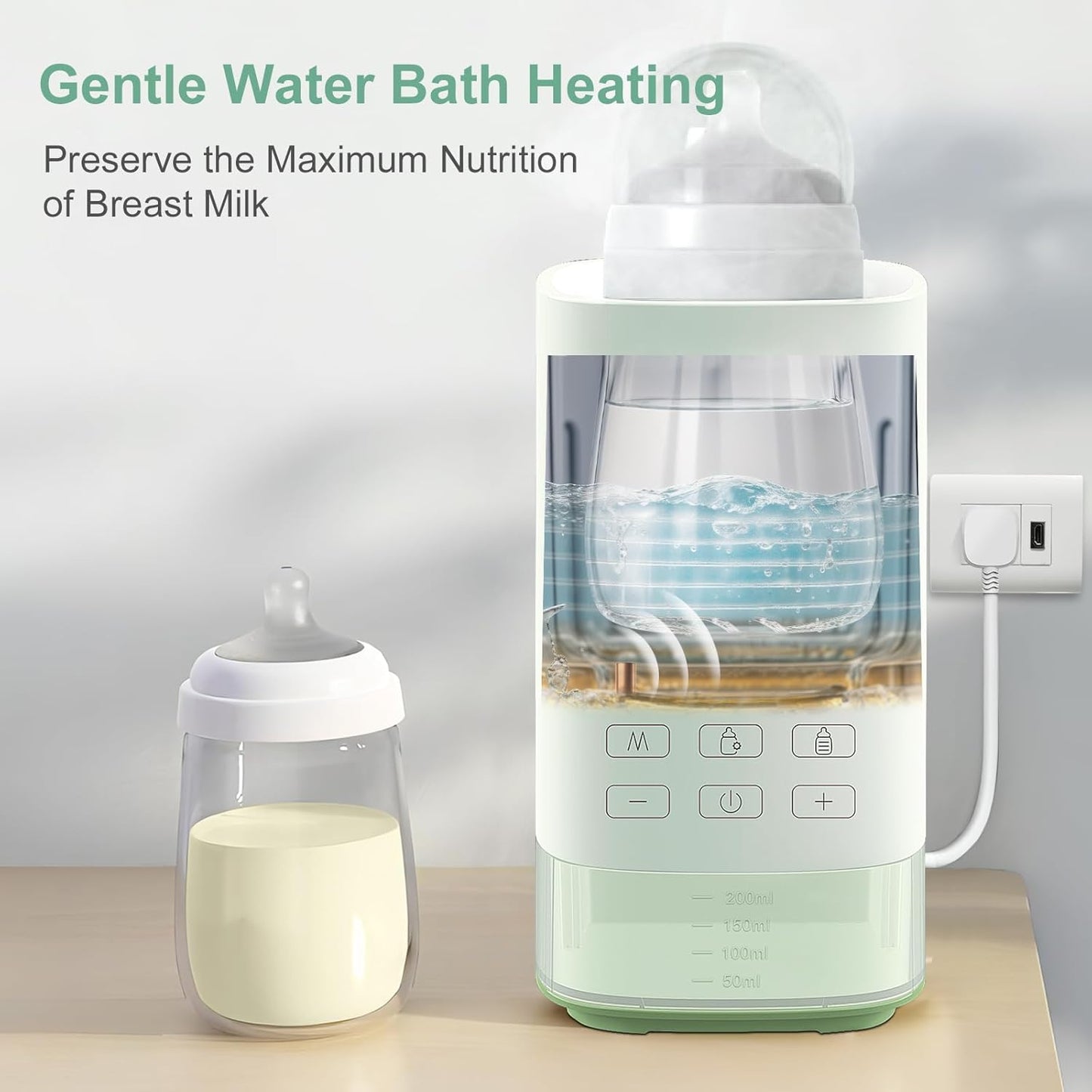 Smart Baby Bottle Warmer - For all Bottles with Breastmilk or Formula