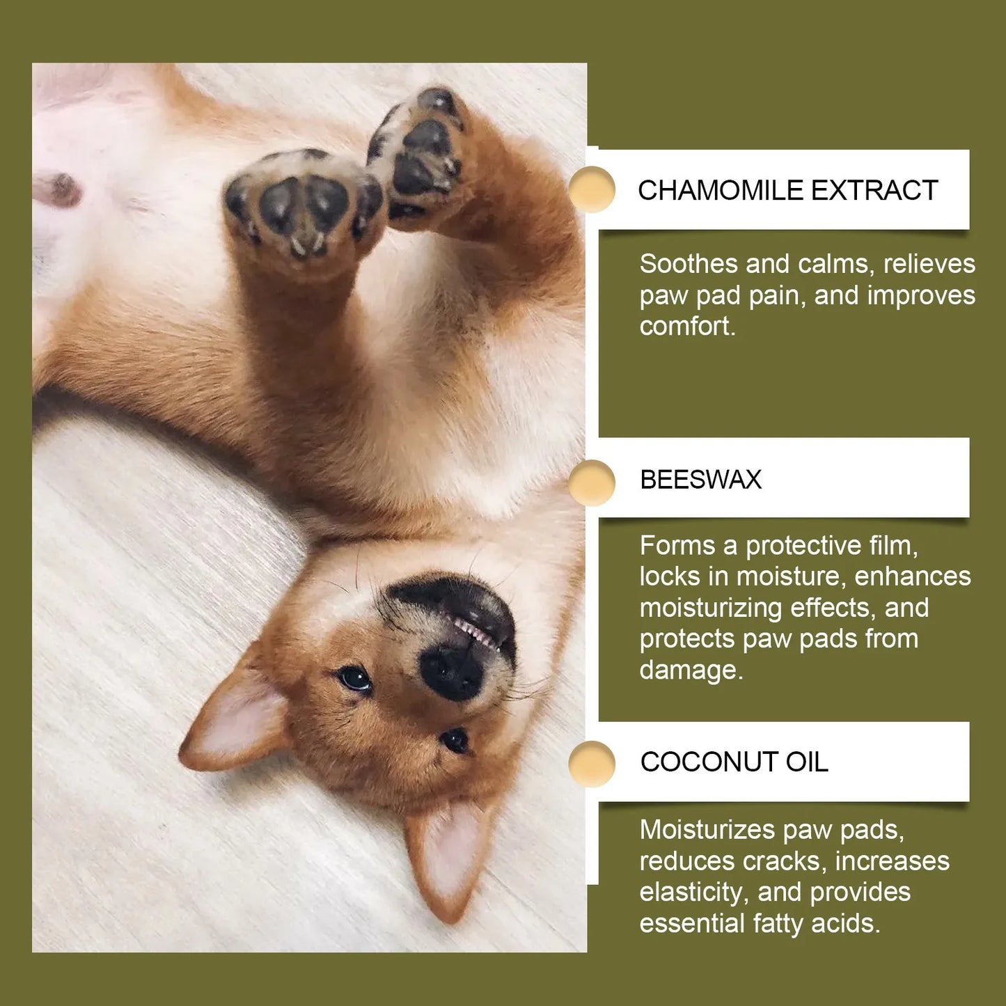 Natural Paw Protective Moisturizer - Protective Barrier, Lick-Safe